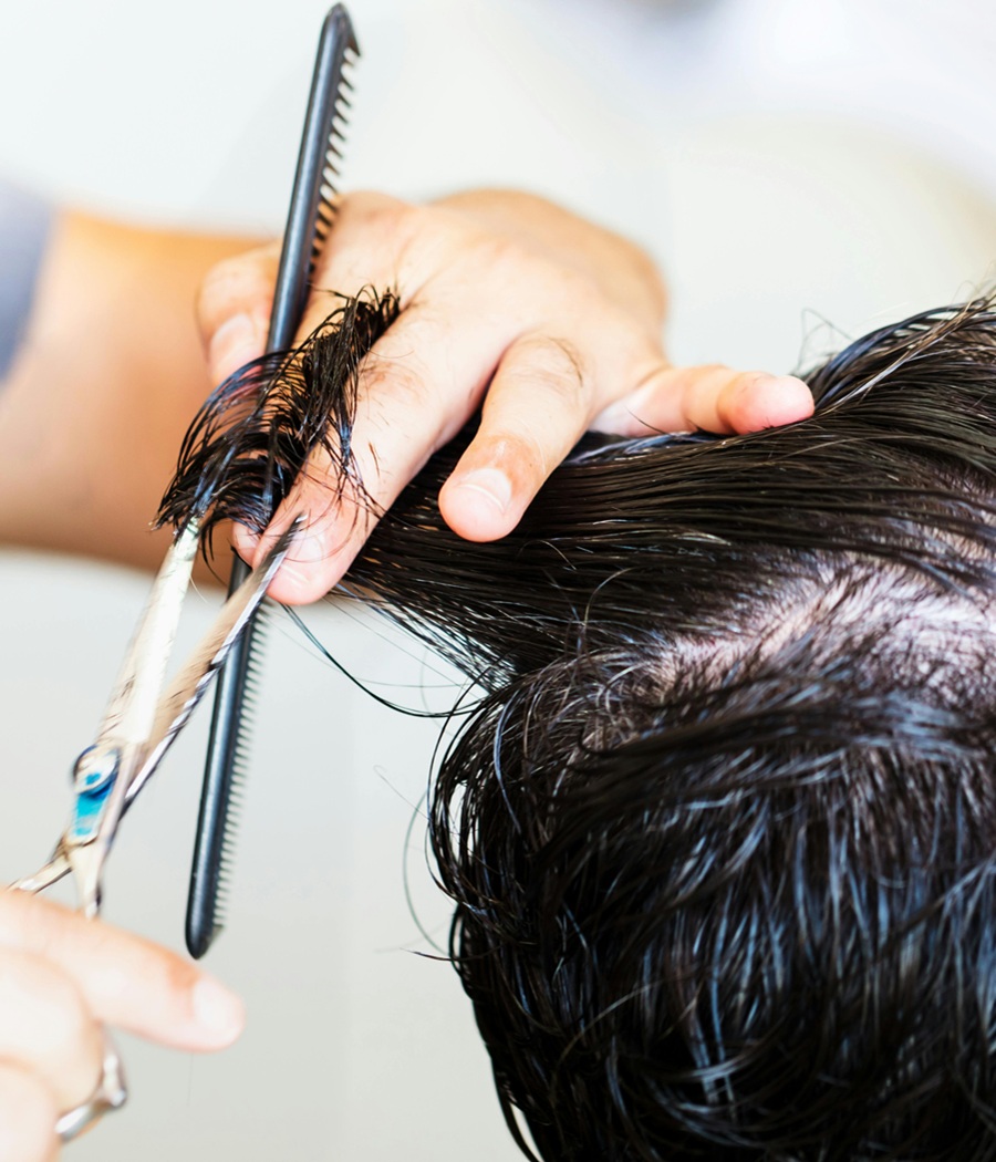 Scissor haircuts at Laban London Barbers Wandsworth